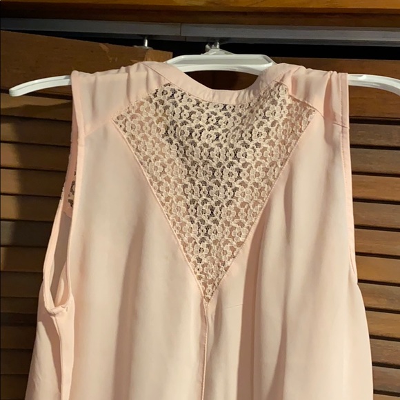 Forever 21 light pink lace tank top - Picture 4 of 4